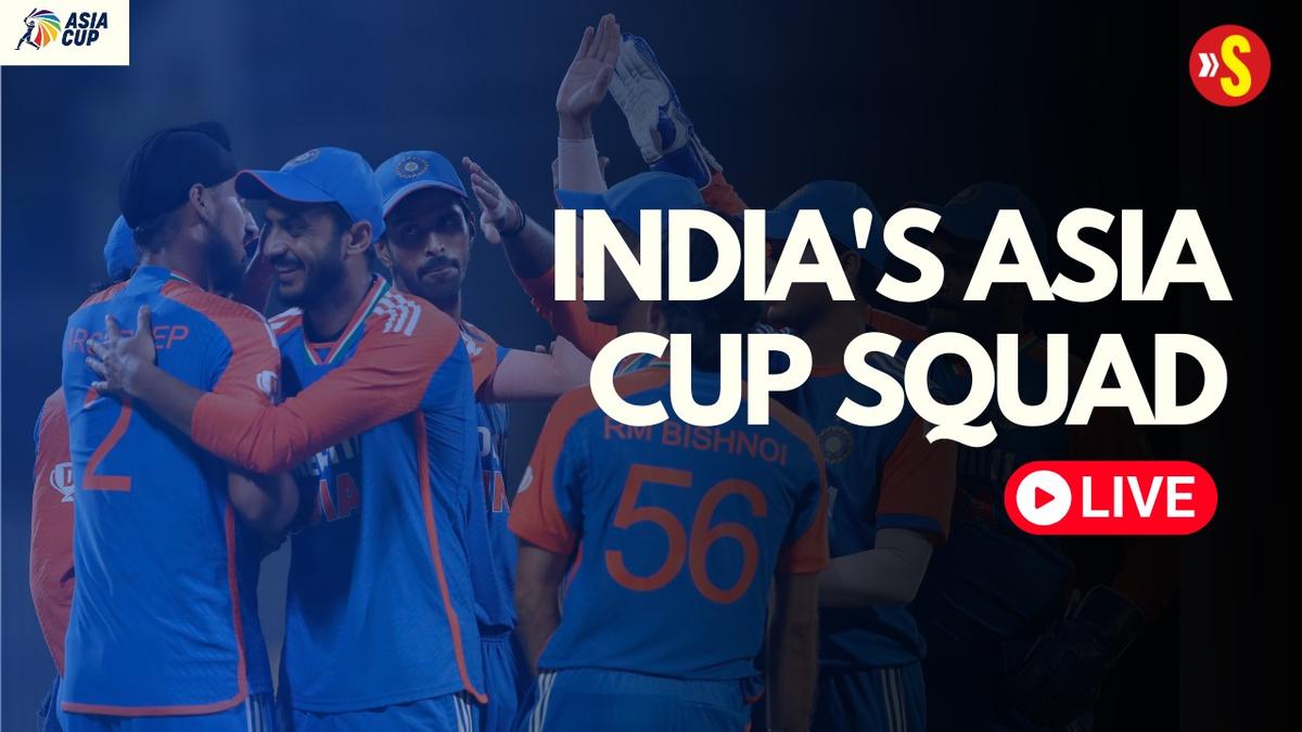 India Asia Cup 2025 squad announcement Highlights: Gill, Bumrah make cut; Shreyas, Jaiswal miss out